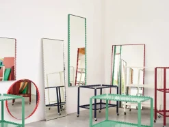 HAY Arcs Mirror Round, red fra><noscript><img width=