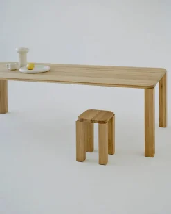 New Works Atlas Stool, Natural Oak fra><noscript><img width=