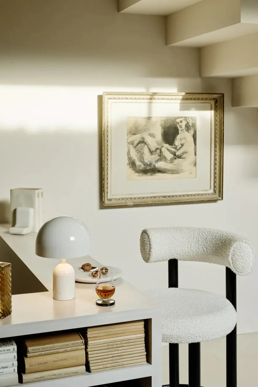 Tom Dixon Bell Portable Bordlampe, moss fra> Portable Lamper|Spots