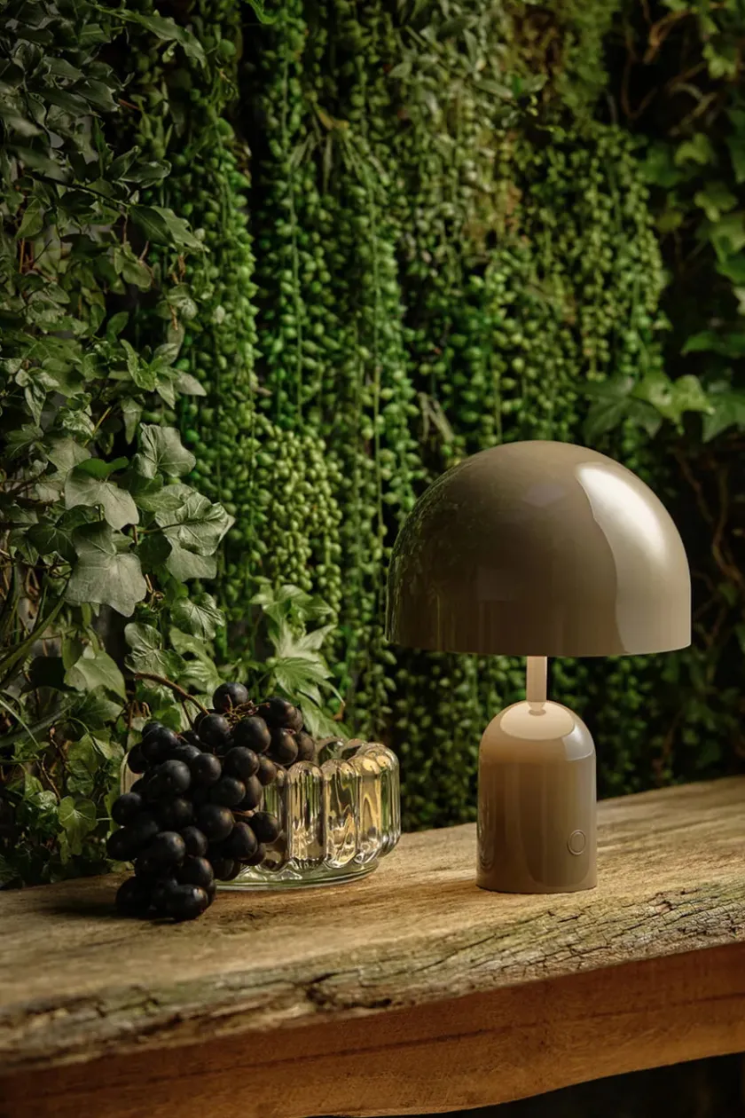 Tom Dixon Bell Portable Bordlampe, taupe fra> Portable Lamper|Spots