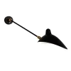 Editions Serge Mouille Big Wall Lamp w/1 Arm, 2 Rotula af Serge Mouille> Væglamper|Spots
