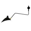Editions Serge Mouille Big Wall Lamp w/1 Curved Arm af Serge Mouille> Væglamper|Spots