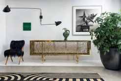 Editions Serge Mouille Big Wall Lamp w/2 Rotating Straight Arms af Serge Mouille> Væglamper|Spots