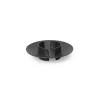 Ferm Living Block Candle Holder, sort messing fra> Lysestager
