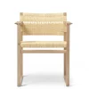 Fredericia Furniture BM62 Armstol, sjeneflet af Børge Mogensen> Spisebordsstole