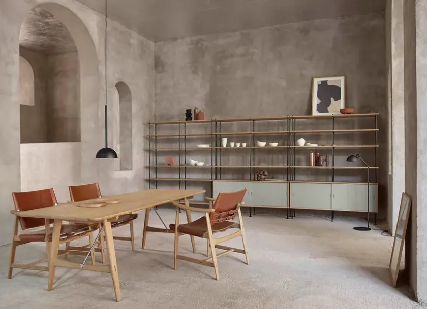 Carl Hansen & Søn BM0253-4 Reol af Børge Mogensen> Reoler