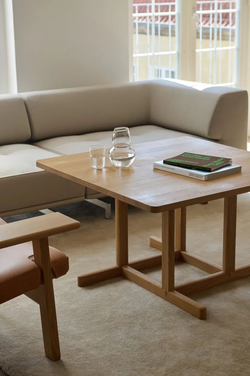 Fredericia Furniture BM80 Shaker sofabord, firkantet af Børge Mogensen> Sofaborde