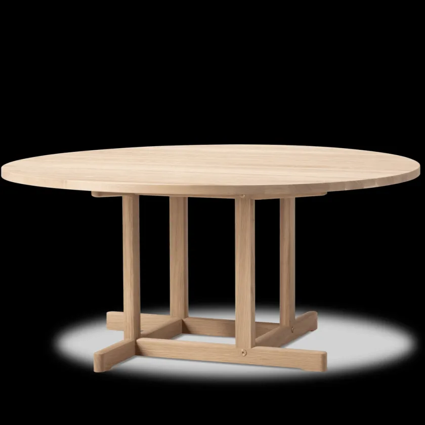 Fredericia Furniture BM80 Shaker sofabord, rundt af Børge Mogensen> Sofaborde