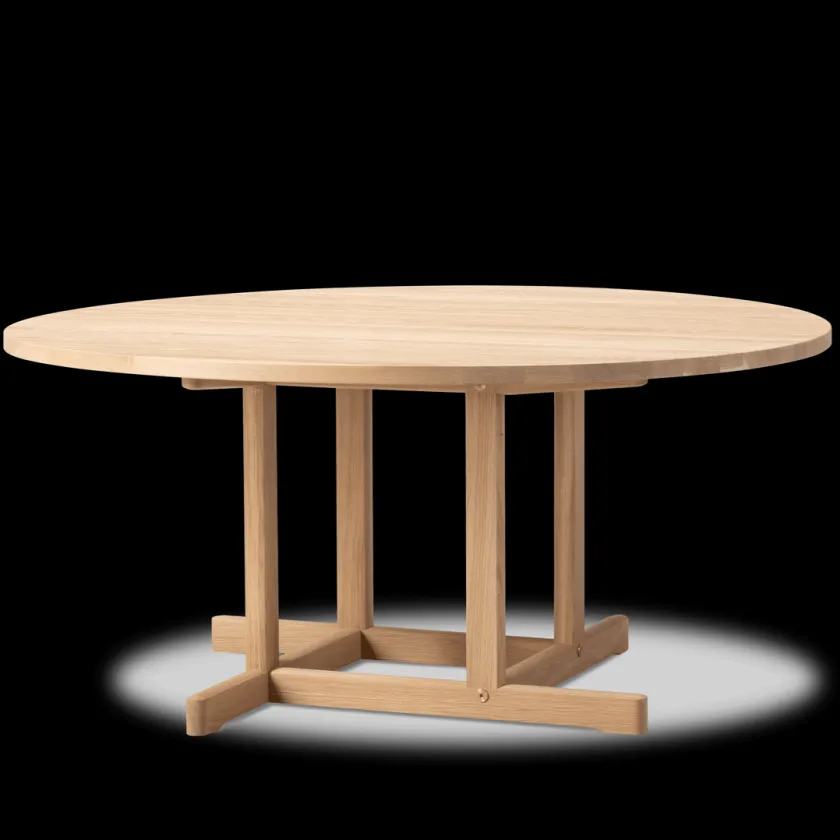 Fredericia Furniture BM80 Shaker sofabord, rundt af Børge Mogensen> Sofaborde