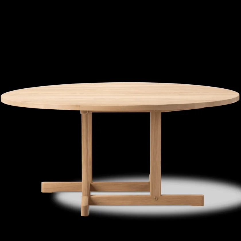 Fredericia Furniture BM80 Shaker sofabord, rundt af Børge Mogensen> Sofaborde