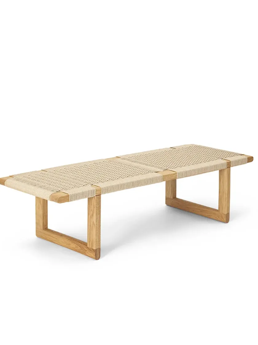 Carl Hansen & Søn BM0489L Table Bench, papirflet af Børge Mogensen> Bænke|Sofaborde