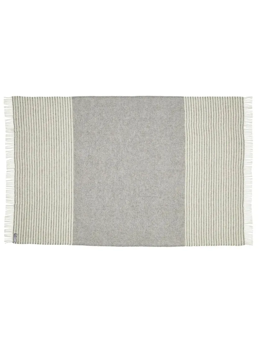 Silkeborg Uldspinderi Bogø Plaid, sunflower yellow fra> Puder Og Plaider