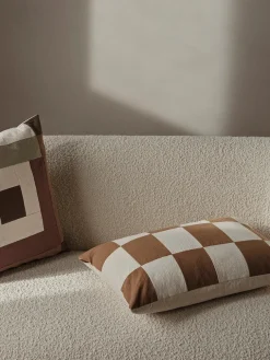 Ferm Living Border Patchwork Cushion fra> Puder Og Plaider|Puder