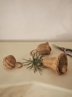 Ferm Living Braided Bell Baubles, sæt á 3 stk. fra><noscript><img width=