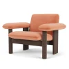 Audo Copenhagen Brasilia Lounge Chair, low back, textile fra> Lænestole
