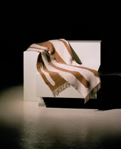 raawii Brush Plaid, tan/milk fra> Puder Og Plaider