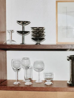 Louise Roe Bubble Glass Wine, plain top fra> Gaver Til Hende|Service