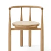 New Works Bukowski Chair m. Fransk Flet, eg fra> Spisebordsstole