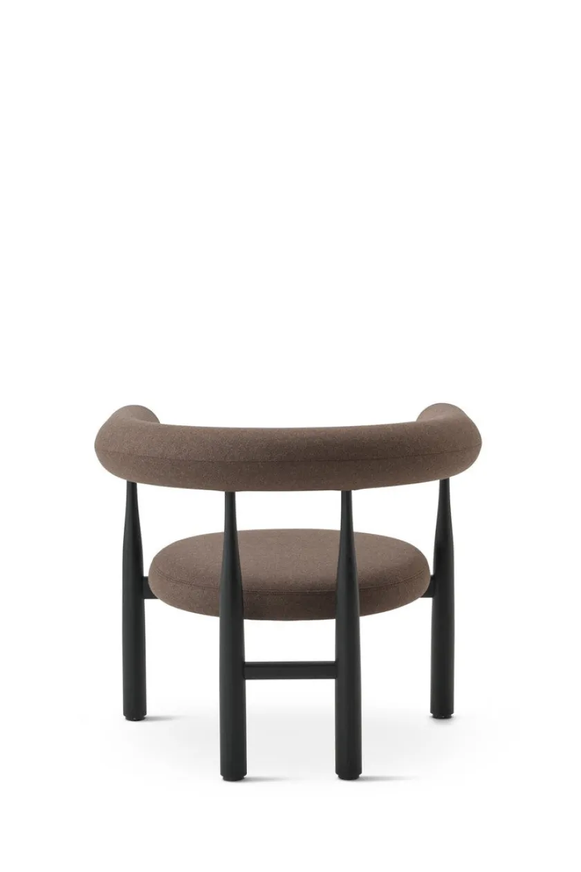 New Works Bukowski Loungestol, sort bøg fra> Loungestole|Lænestole