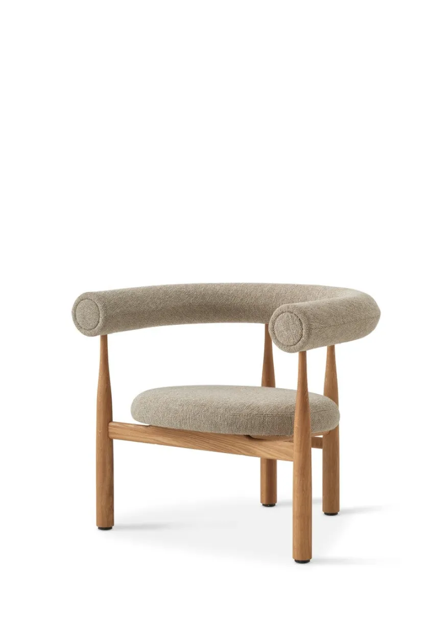 New Works Bukowski Loungestol, sort bøg fra> Loungestole|Lænestole