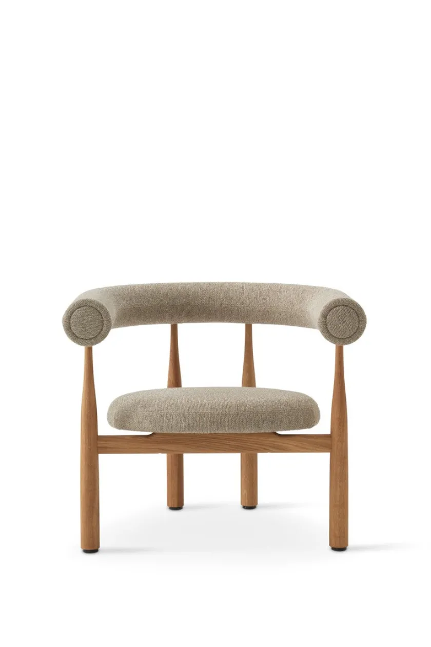 New Works Bukowski Loungestol, valnød fra> Loungestole|Lænestole