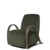 Ferm Living Buur Lounge Chair, rich velvet fra> Lænestole