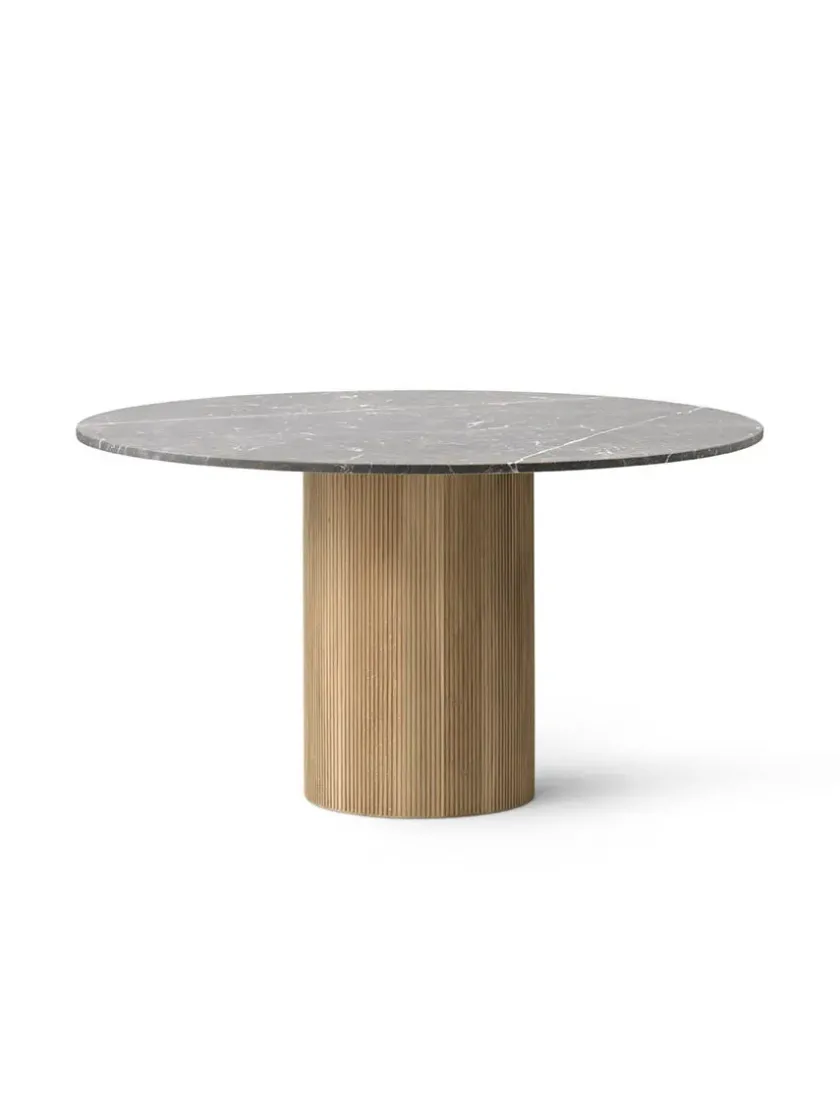 Vipp Cabin bord Ø130, beige marmor fra> Spiseborde