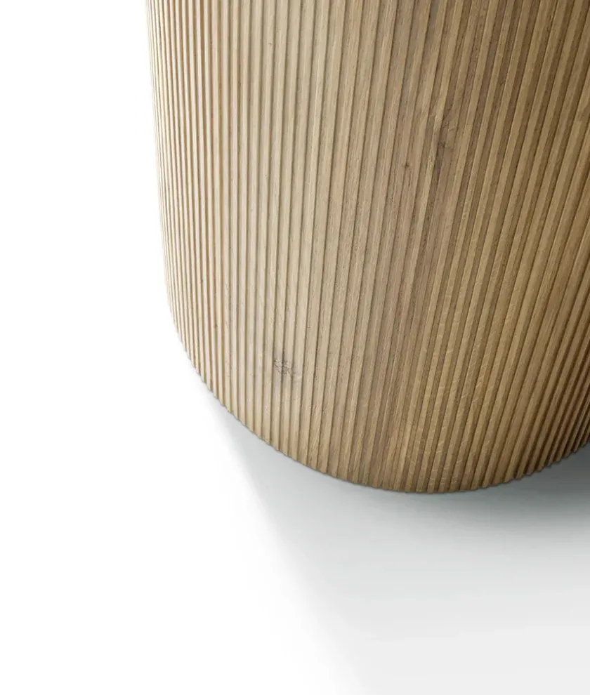 Vipp Cabin bord Ø130, beige marmor fra> Spiseborde