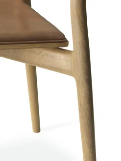 Vipp Cabin Stol med lædersæde fra><noscript><img width=
