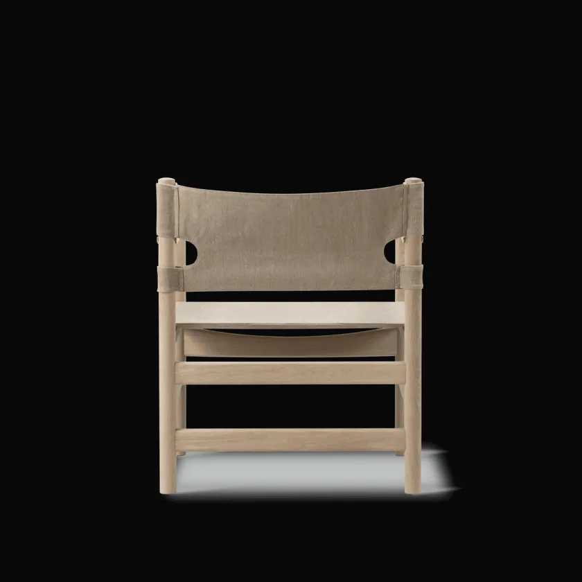 Fredericia Furniture Canvas 21 stol, lys olieret eg af Børge Mogensen> Lænestole