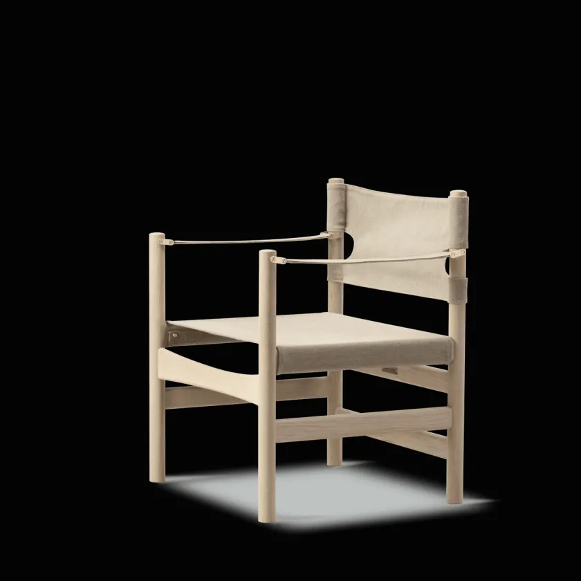 Fredericia Furniture Canvas 21 stol, sæbebehandlet af Børge Mogensen> Loungestole|Lænestole