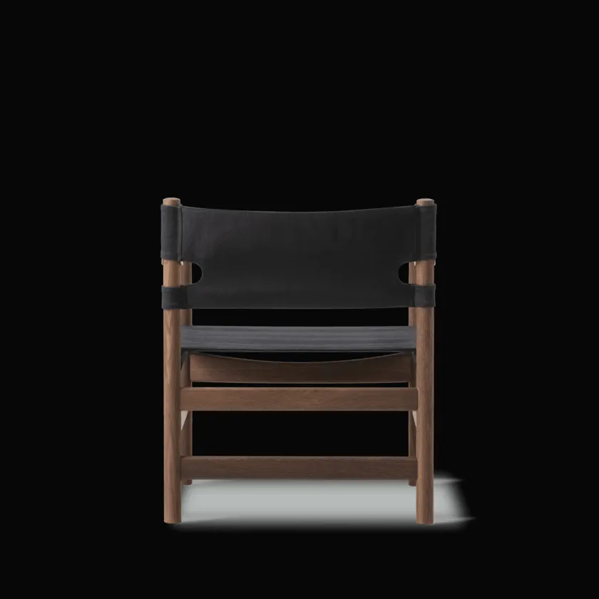 Fredericia Furniture Canvas 21 stol, sortlakeret eg af Børge Mogensen> Loungestole|Lænestole