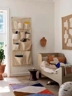 Ferm Living Canvas XL Wall Pockets fra> Hylder