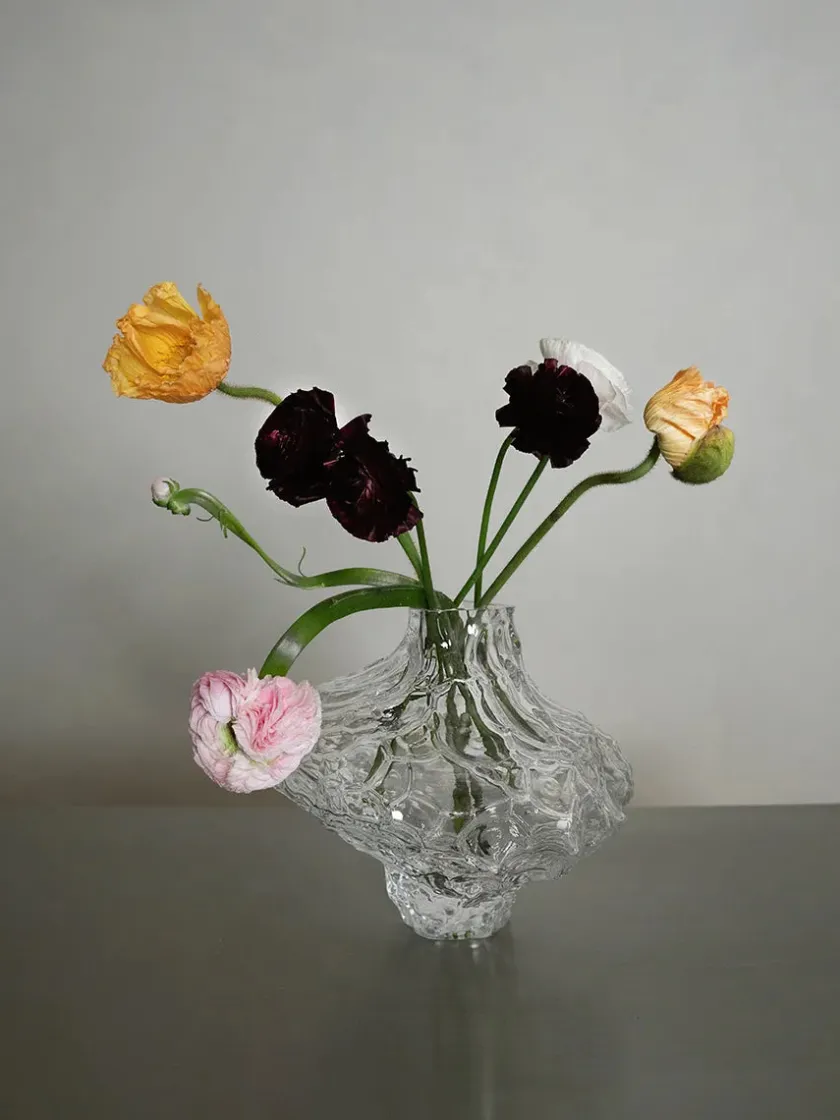 Hein Studio Canyon Vase Large, clear fra> Vaser