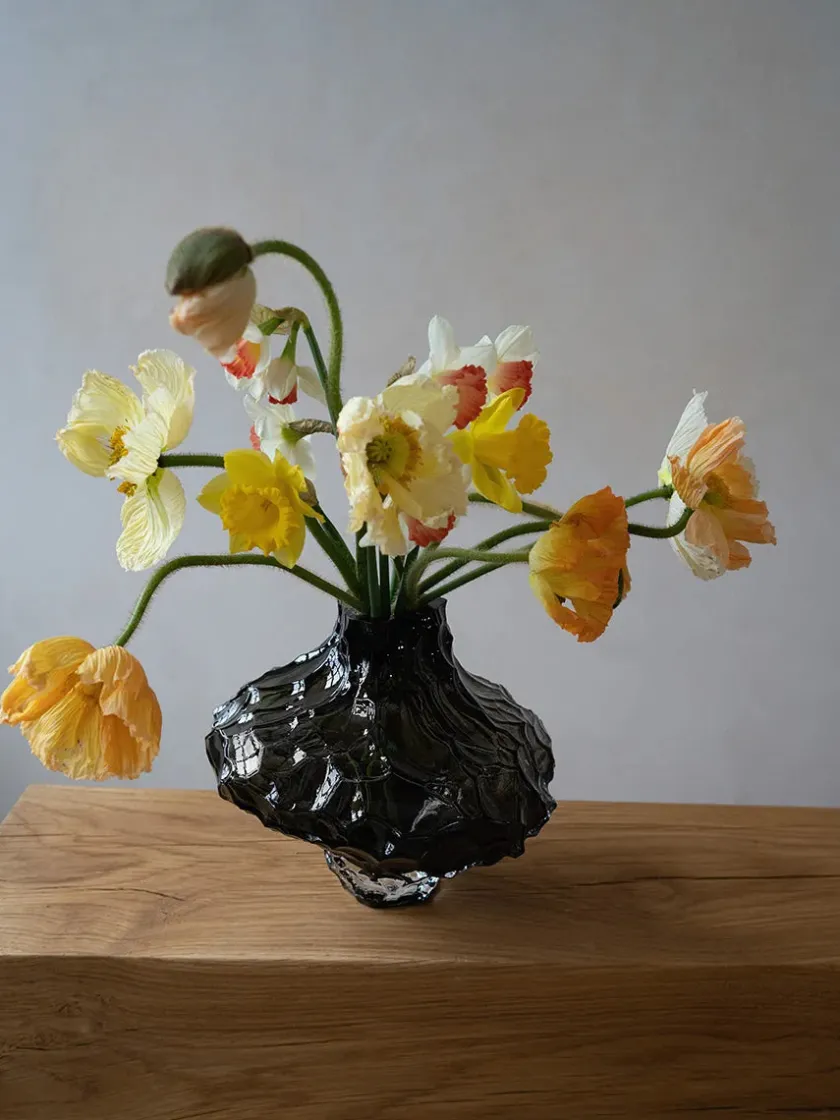 Hein Studio Canyon Vase Large, clear fra> Vaser