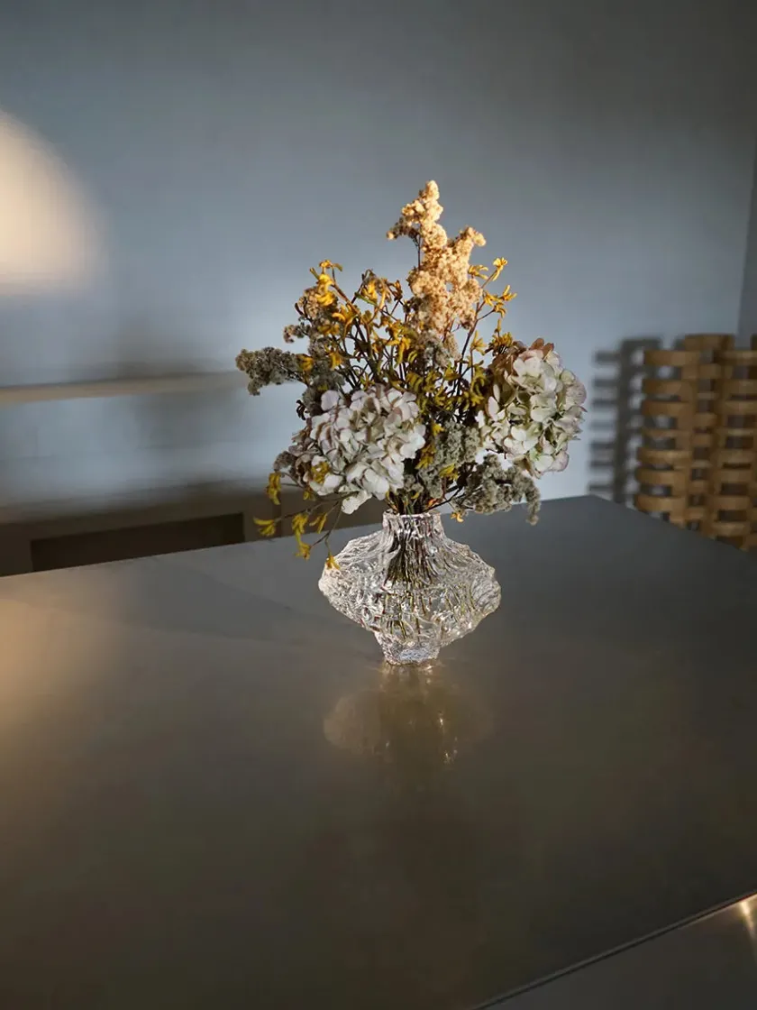 Hein Studio Canyon Vase Large, clear fra> Vaser