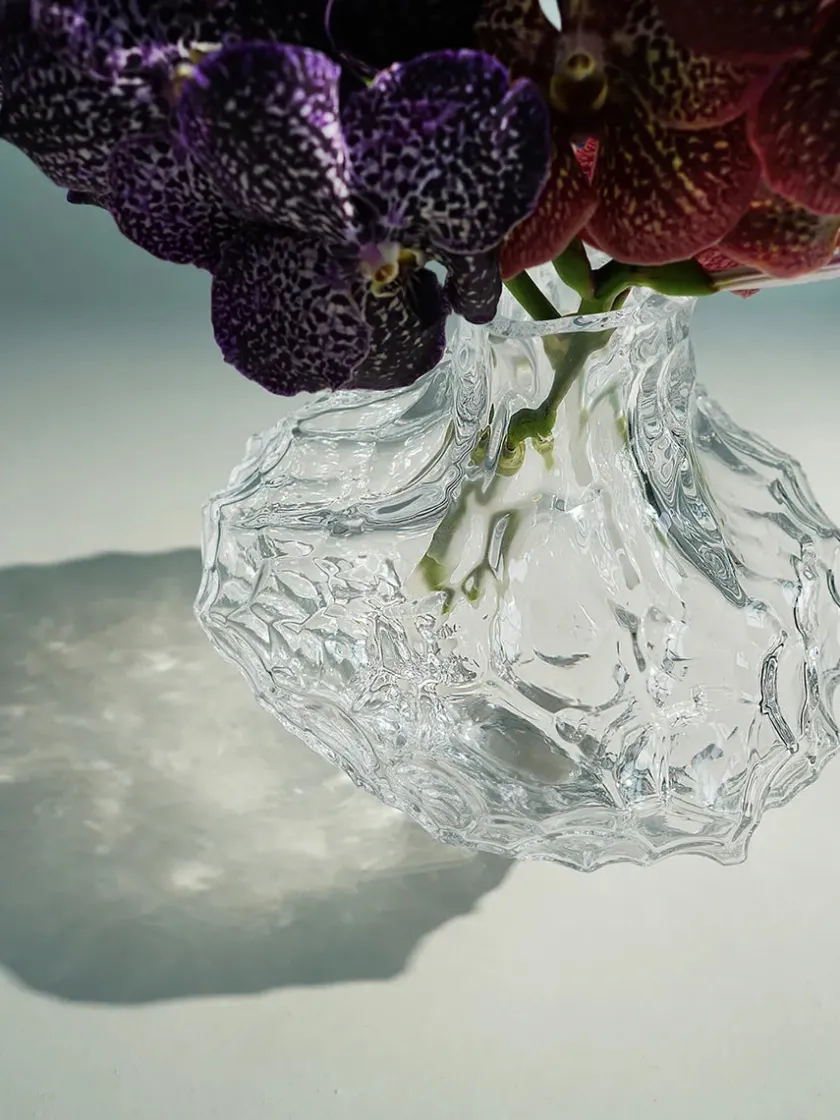 Hein Studio Canyon Vase Large, clear fra> Vaser