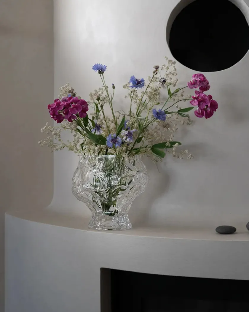 Hein Studio Canyon Vase Medium, new smoke fra> Vaser
