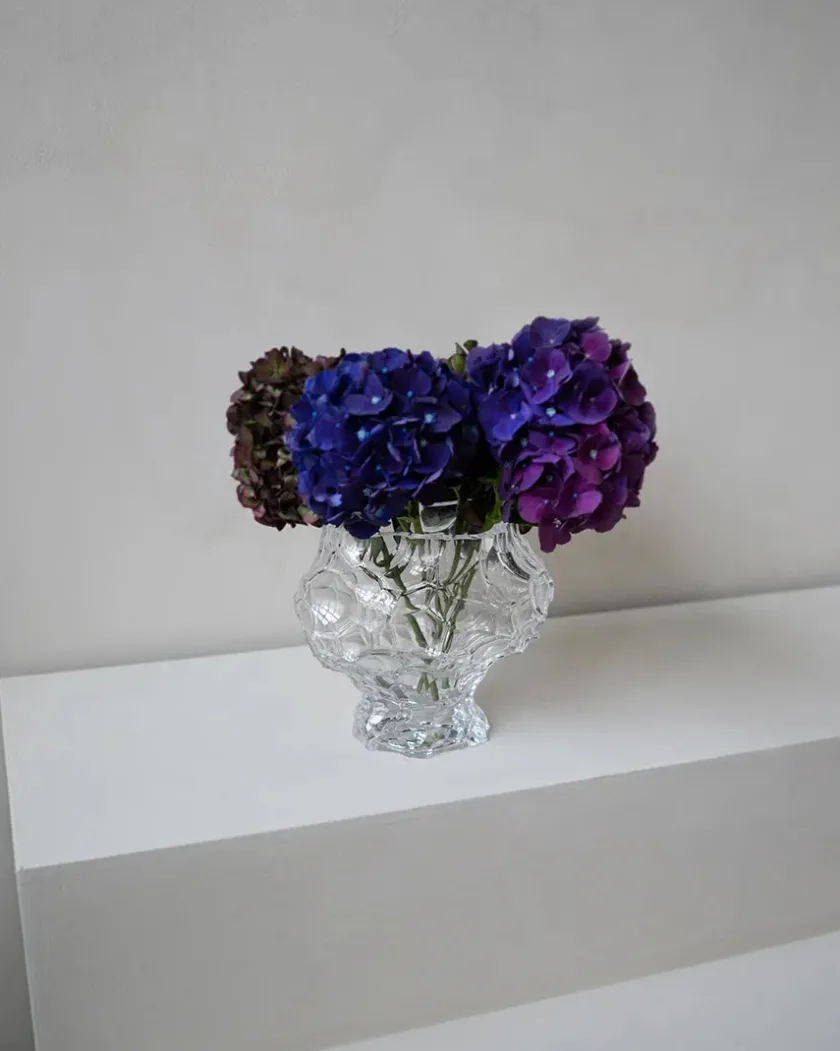 Hein Studio Canyon Vase Medium, new smoke fra> Vaser