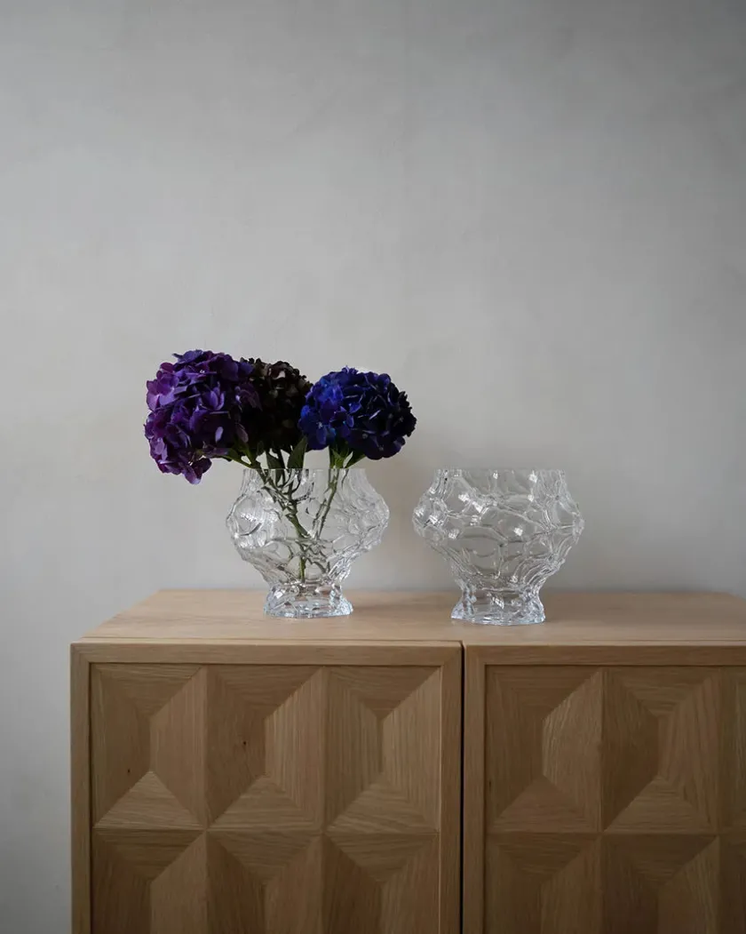Hein Studio Canyon Vase Medium, new smoke fra> Vaser
