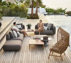 Cane-line Capture 2-pers. Modulsofa, venstre inkl. Hyndesæt fra><noscript><img width=