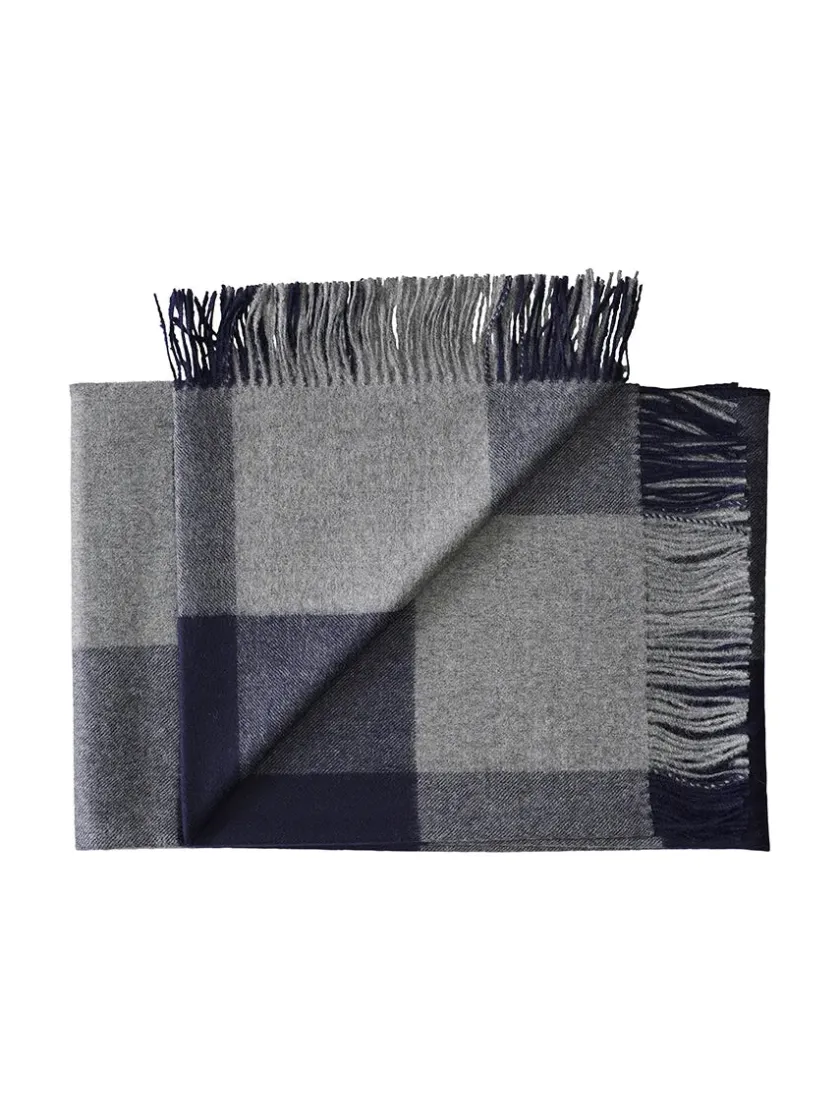 Silkeborg Uldspinderi Caracas Plaid, beetroot fra> Puder Og Plaider