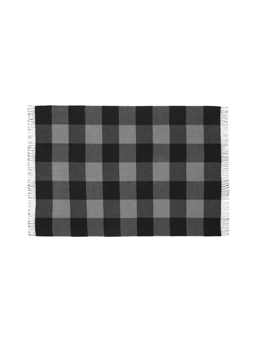Silkeborg Uldspinderi Caracas Plaid, beetroot fra> Puder Og Plaider