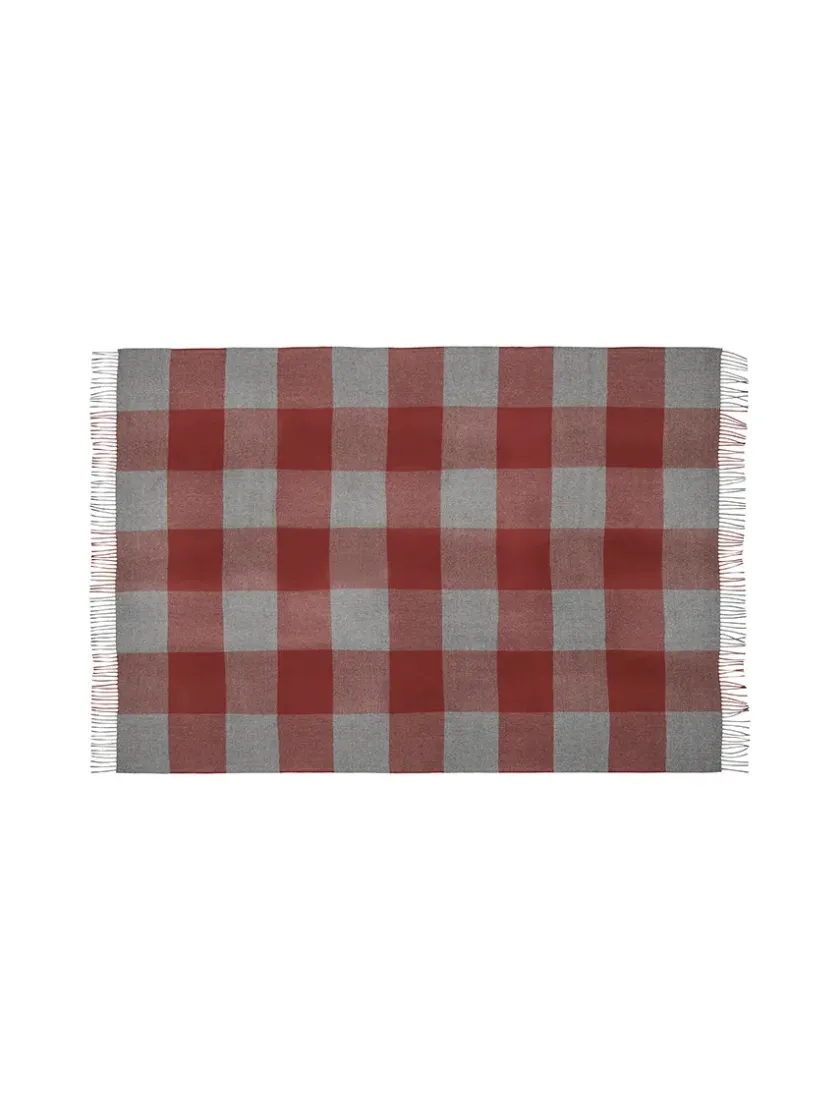 Silkeborg Uldspinderi Caracas Plaid, marina fra> Puder Og Plaider