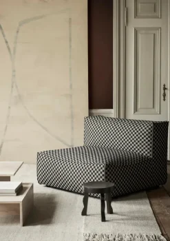 Ferm Living Catena Sofa Center L100 Check, sand/black fra> Sofaer