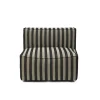 Ferm Living Catena Sofa Center Louisiana, sand/black fra> Sofaer