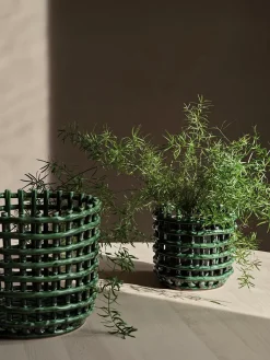 Ferm Living Ceramic Basket, small fra><noscript><img width=
