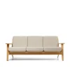 Carl Hansen & Søn CH293 3 pers. sofa, eg olie af Hans J. Wegner> Sofaer