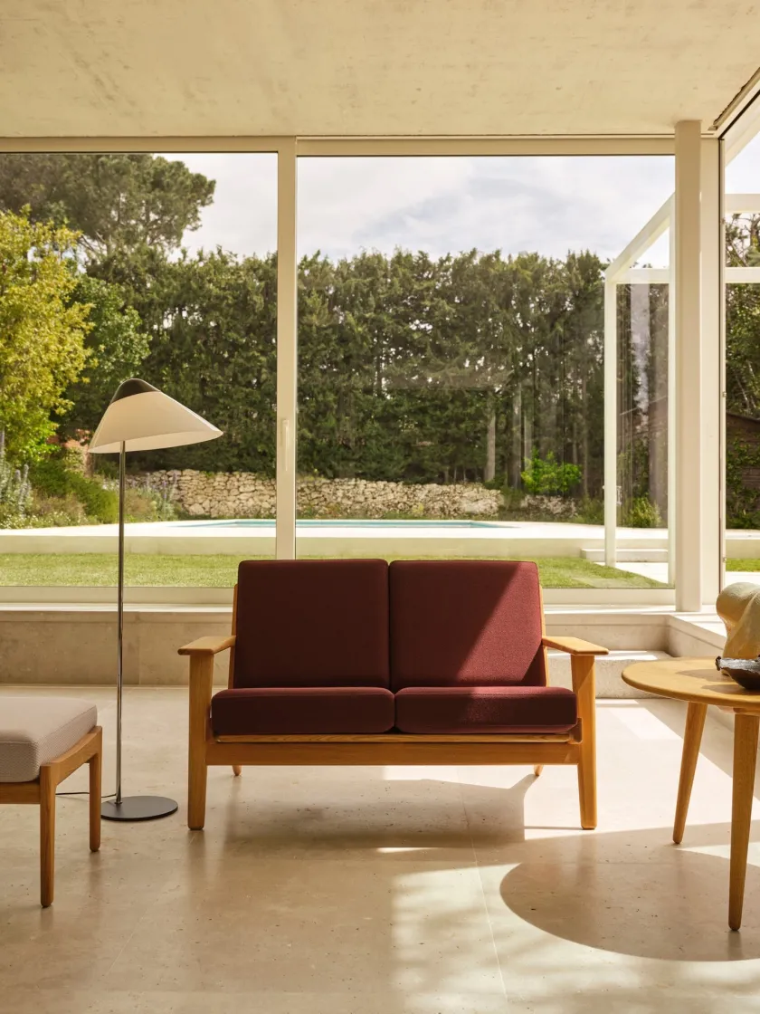 Carl Hansen & Søn CH292 2 pers. sofa, eg olie af Hans J. Wegner> Sofaer