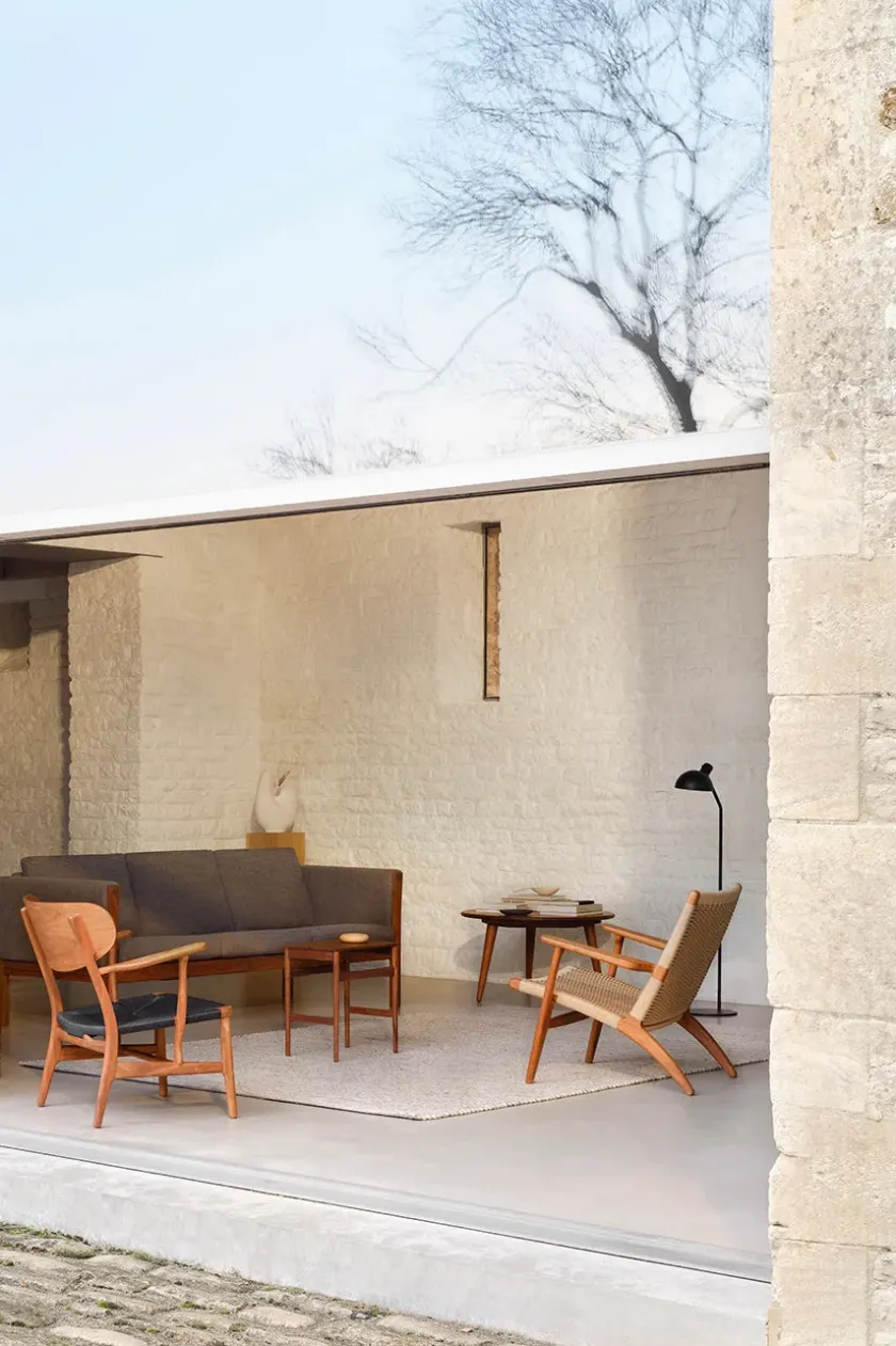Carl Hansen & Søn CH25 Loungestol, eg sæbe af Hans J. Wegner> Lænestole